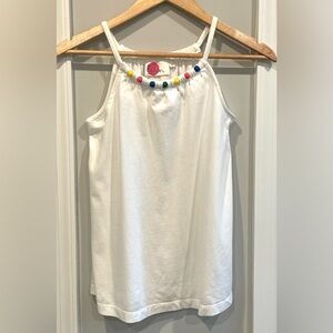 Boden Girls Beaded‎ Tank Top- Size 11-12 Years